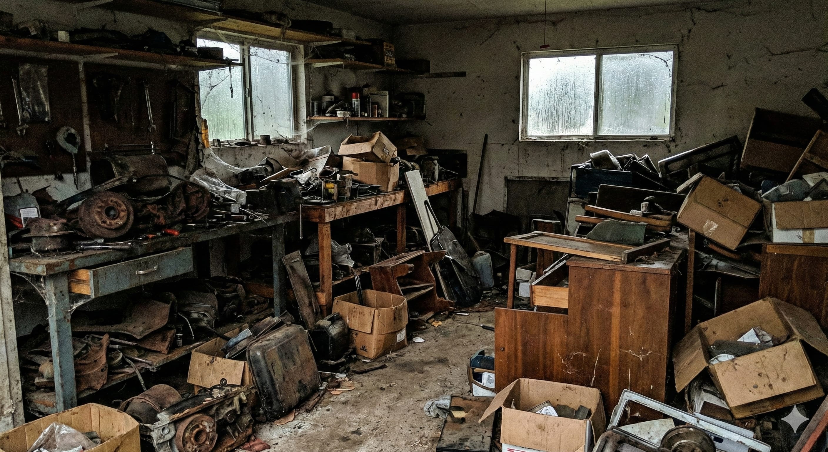 PRED: Garaža po 20 letih v Celje - prostor pred odvozom kosovnih odpadkov